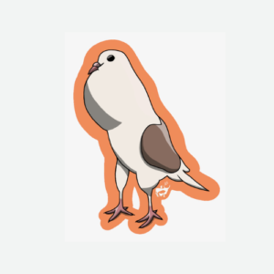 Sticker – Pouter pigeon