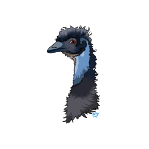 Sticker – Emu